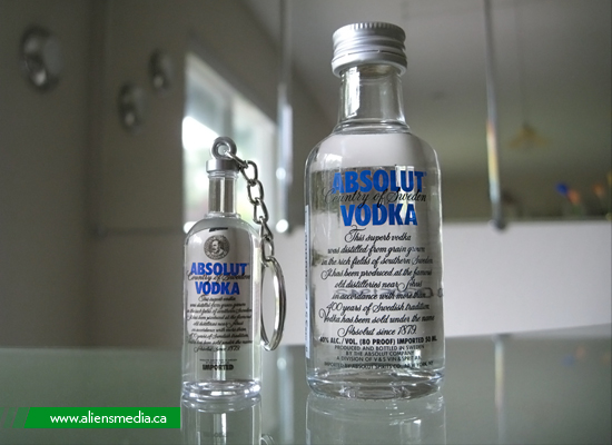 Absolut Vodka Key Chain